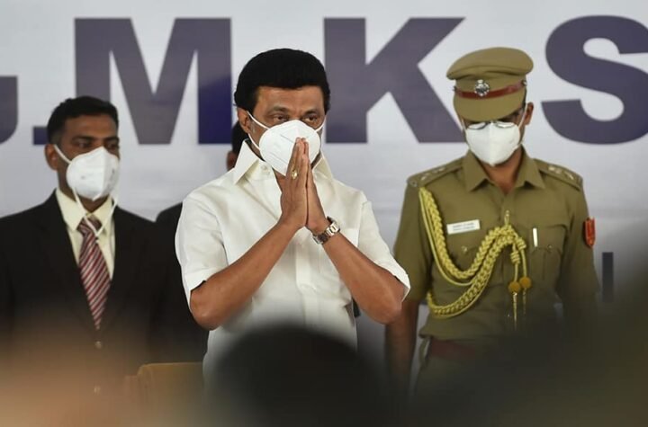 MK Stalin swearing in as Chief Minister of Tamilnadu
